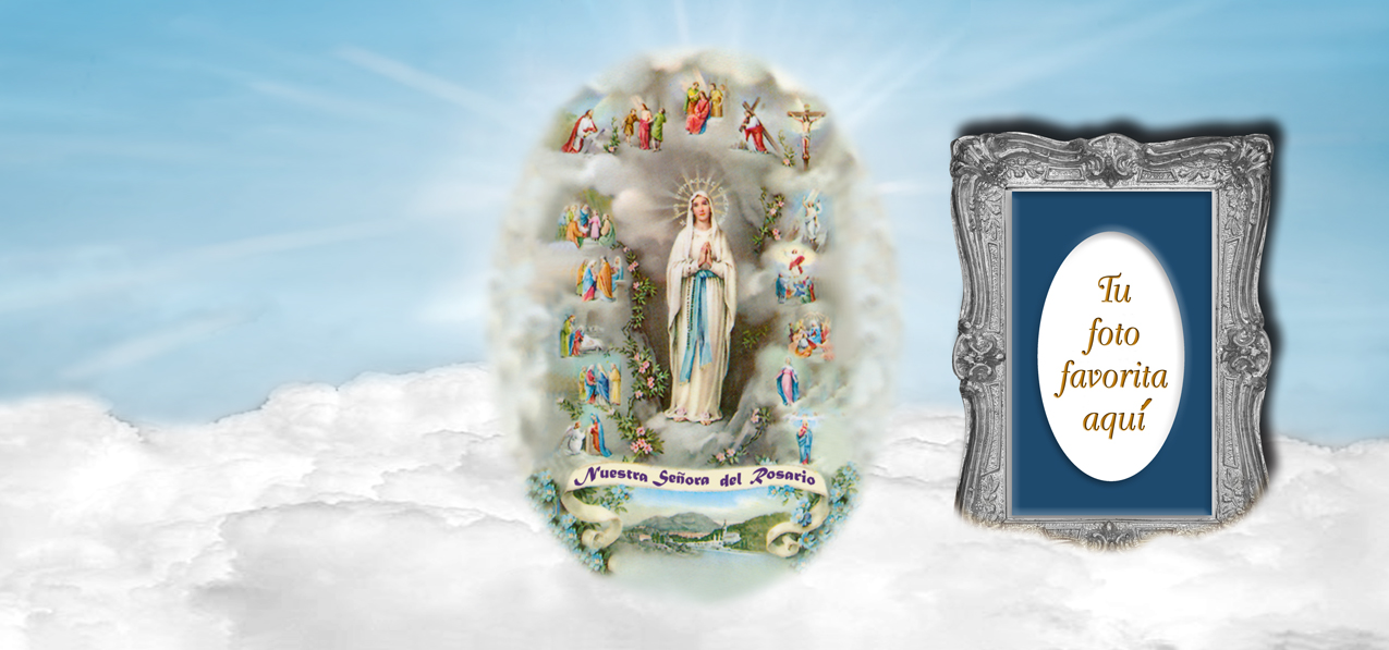 Nuestra Senora del Rosario Blue Clouds (Spanish)